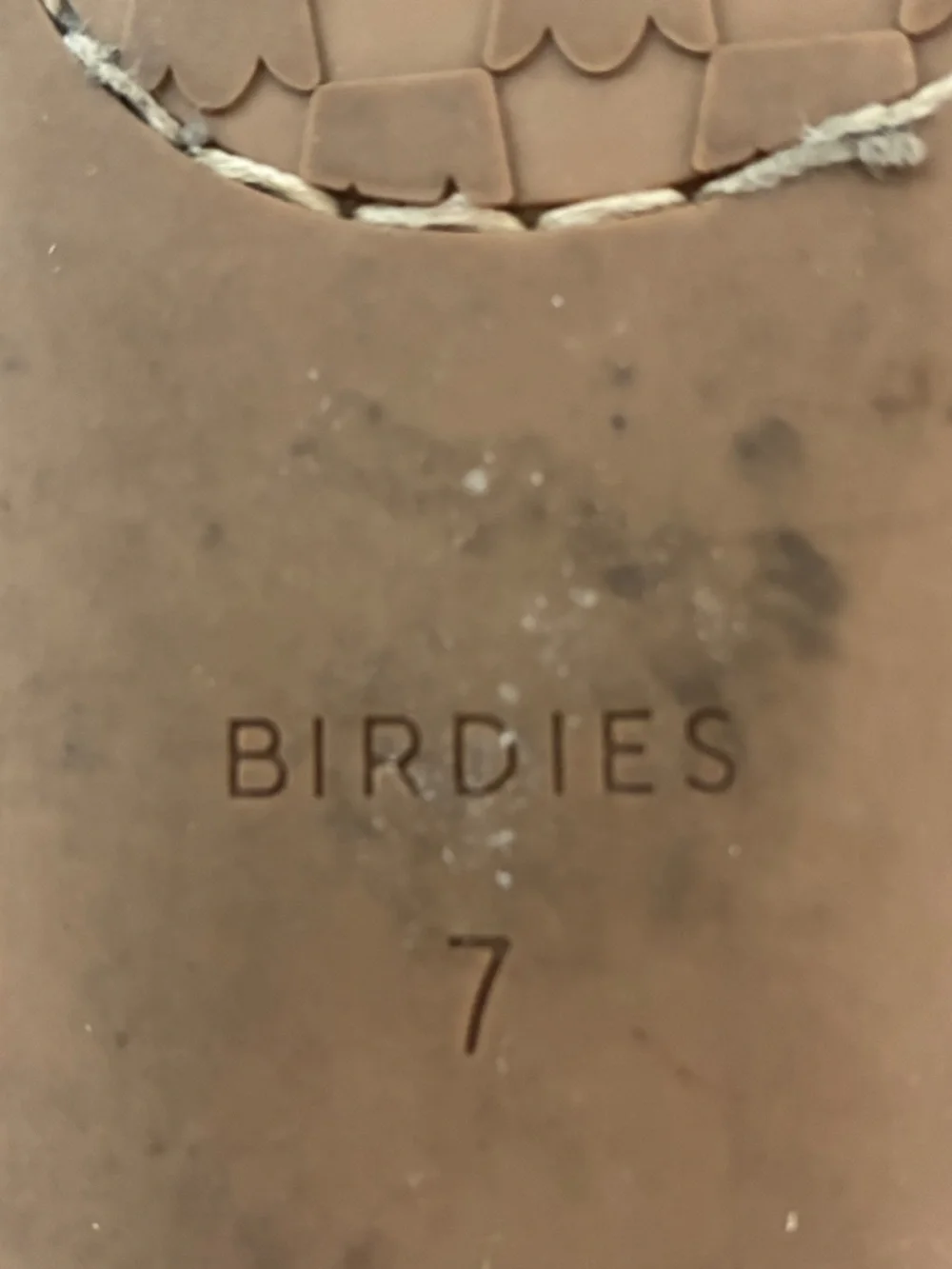 Birdies Hummingbird red suede ballet flats